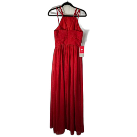 JJS House Red Sleeveless Gown Wedding and Special Occasions - Picture 9 of 9